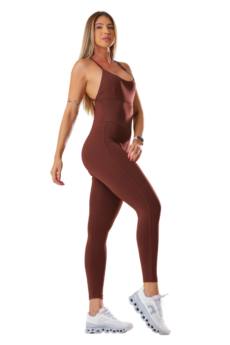 Garotafit - Moony Café Jumpsuit - MAC217M Garotafit - Moony Café Jumpsuit - MAC217M