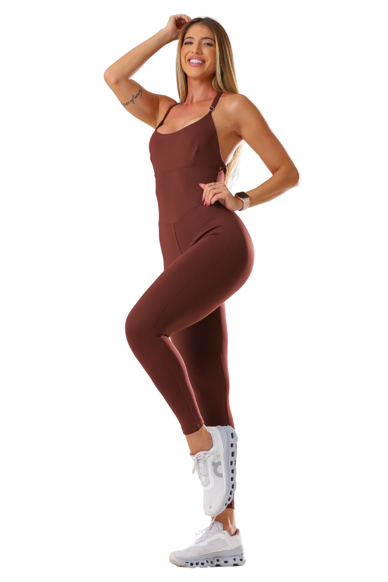 Garotafit - Moony Café Jumpsuit - MAC217M Garotafit - Moony Café Jumpsuit - MAC217M