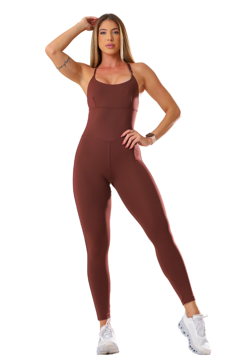 Garotafit - Moony Café Jumpsuit - MAC217M