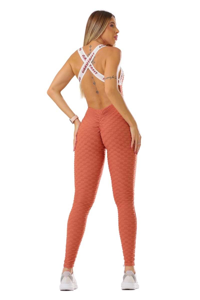 Garotafit - Riga Copper Jumpsuit - MAC288MC