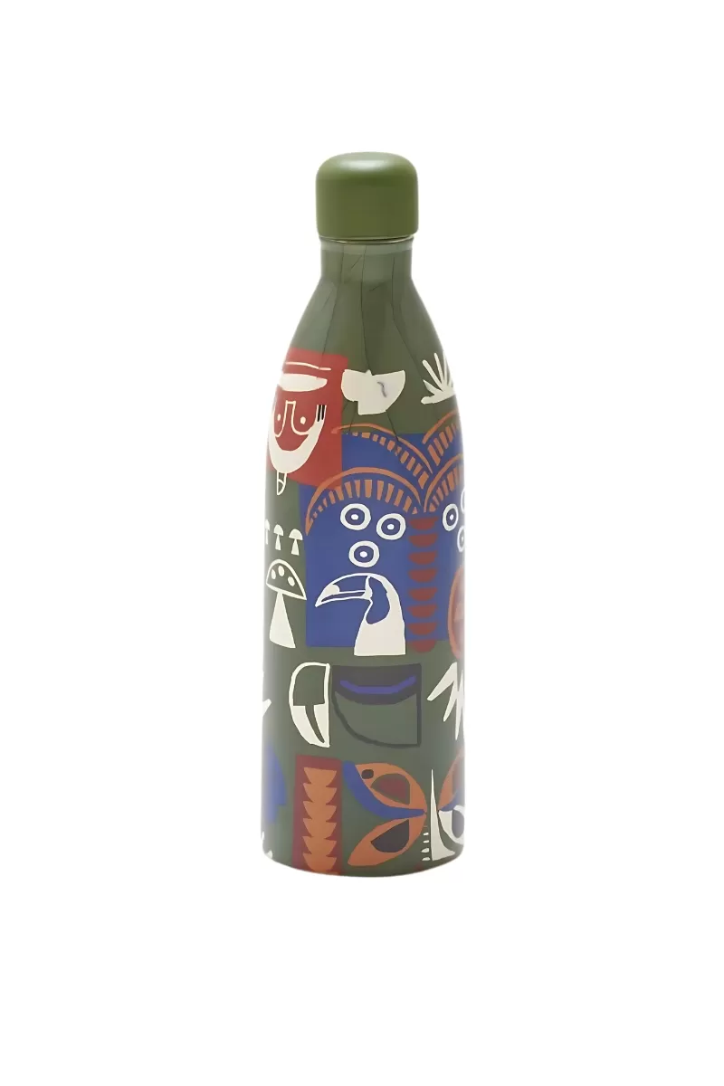 FARM - FARM GLUB GRAFICO TROPICAL 1L THERMAL BOTTLE - 78324947 FARM - FARM GLUB GRAFICO TROPICAL 1L THERMAL BOTTLE - 78324947