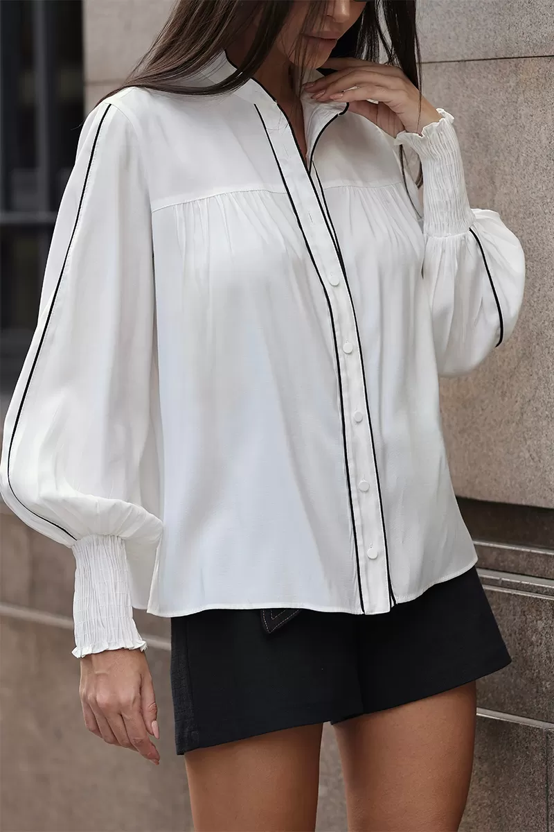Dot Clothing - Dot Clothing Shirt With Off White Bias - 2691OFF Dot Clothing - Dot Clothing Shirt With Off White Bias - 2691OFF