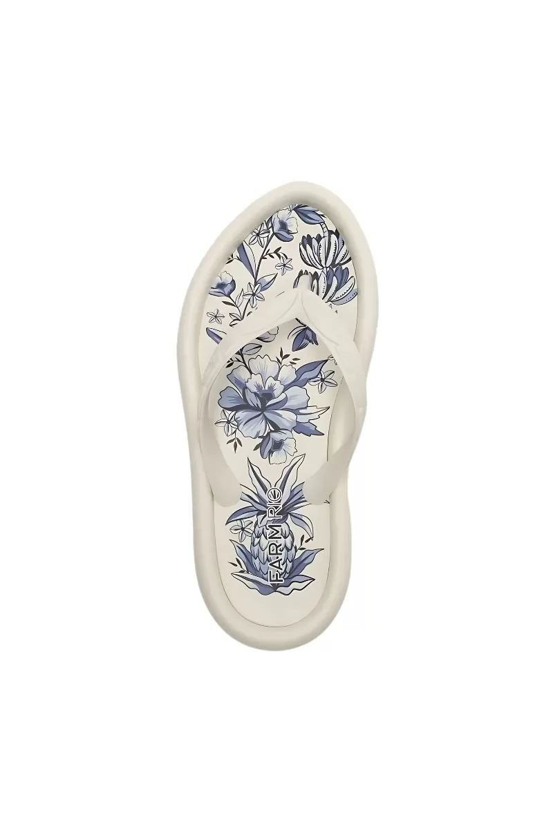 FARM - CANOA XYLO TROPICAL FLIP FLOPS - J100580021 FARM - CANOA XYLO TROPICAL FLIP FLOPS - J100580021