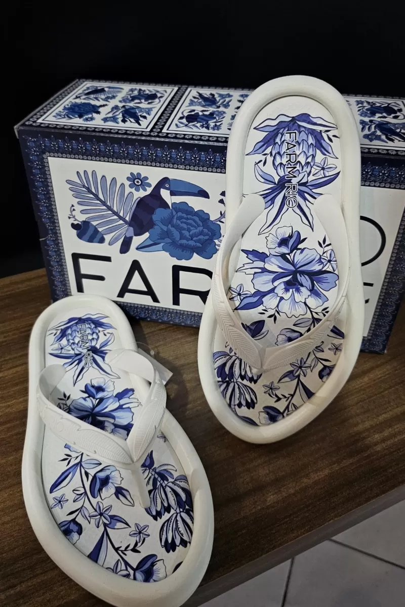 FARM - CANOA XYLO TROPICAL FLIP FLOPS - J100580021 FARM - CANOA XYLO TROPICAL FLIP FLOPS - J100580021