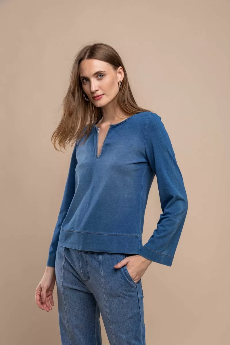 Hidrogênio - LONG SLEEVE JEANS BLOUSE - 20417042 Hidrogênio - LONG SLEEVE JEANS BLOUSE - 20417042