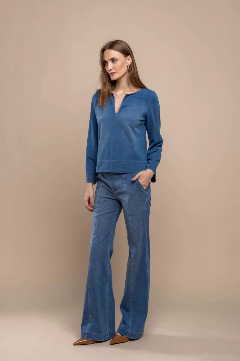 Hidrogênio - LONG SLEEVE JEANS BLOUSE - 20417042 Hidrogênio - LONG SLEEVE JEANS BLOUSE - 20417042