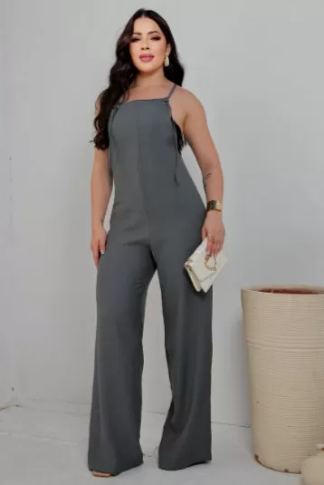 AS8 - Grey Luciana Jumpsuit - TM2001