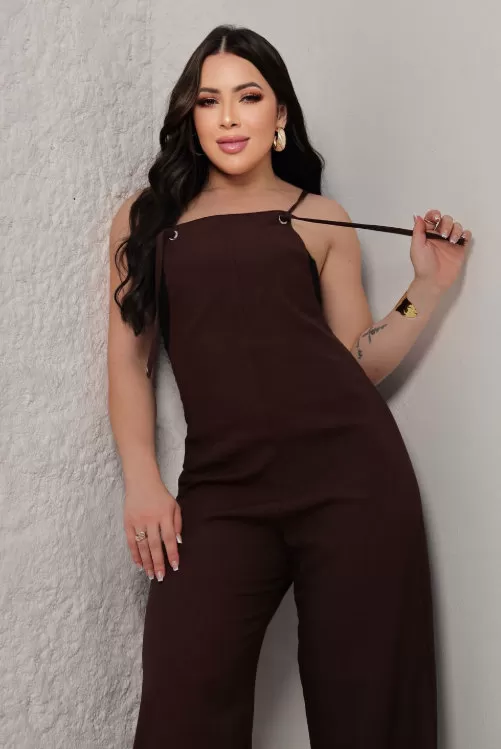 AS8 - Luciana Wine Jumpsuit - TM2001