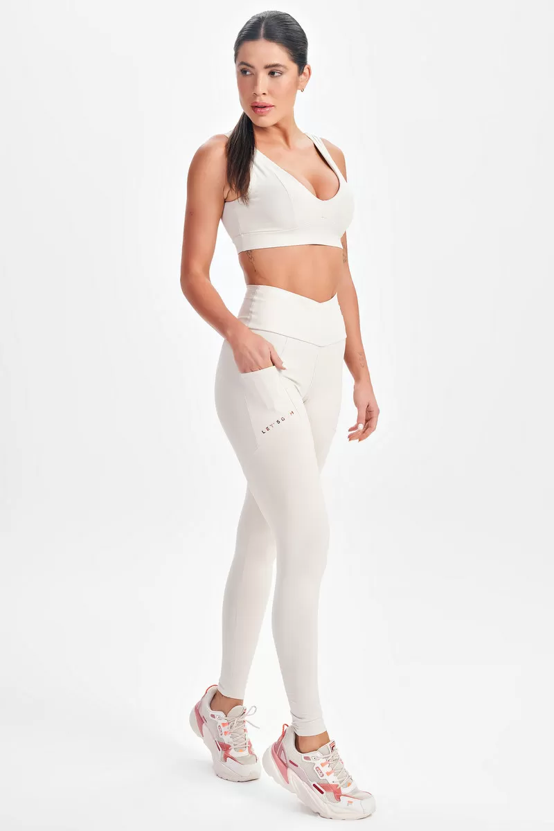 Lets Gym - Mellow Off White Top - 2613OF Lets Gym - Mellow Off White Top - 2613OF