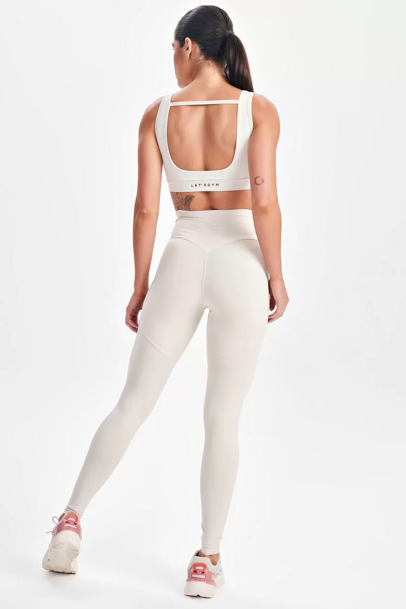 Lets Gym - Mellow Off White Top - 2613OF Lets Gym - Mellow Off White Top - 2613OF