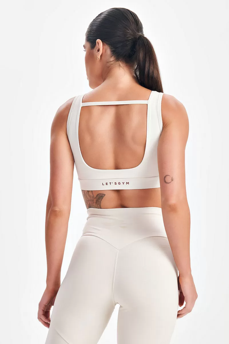 Lets Gym - Mellow Off White Top - 2613OF Lets Gym - Mellow Off White Top - 2613OF