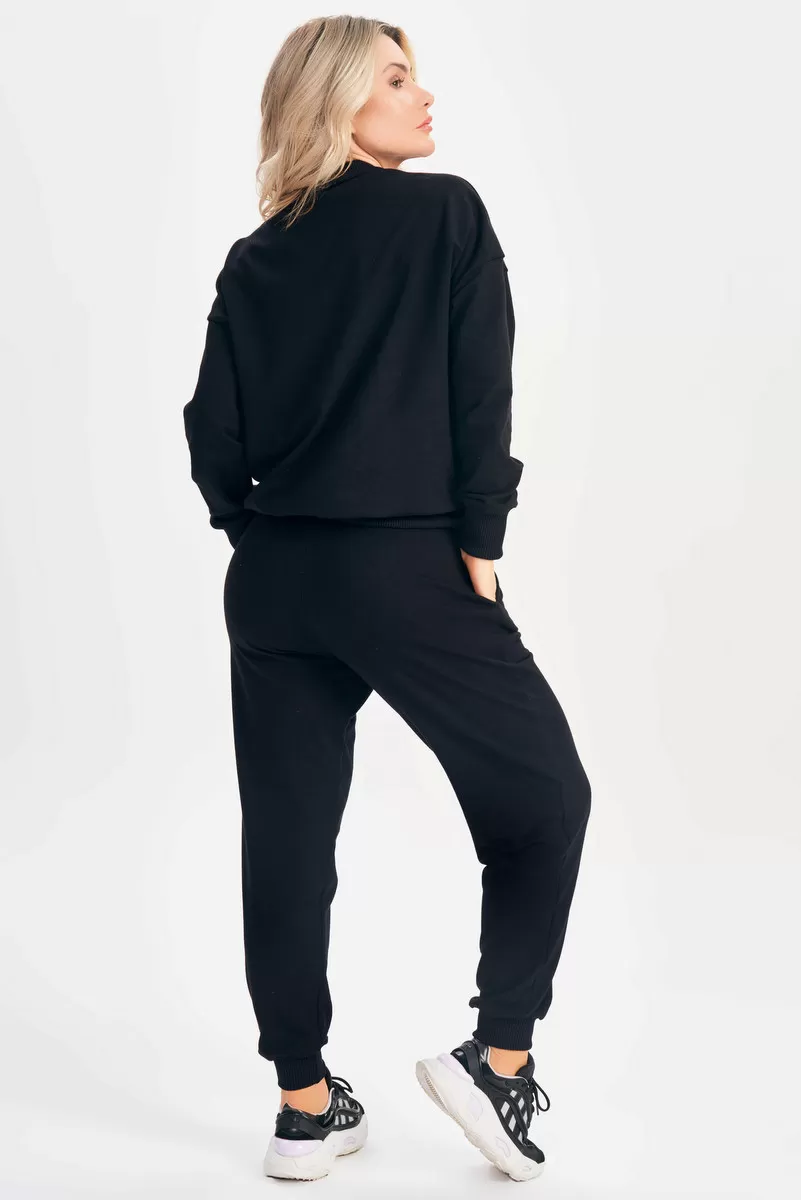 Lets Gym - Black Relax Blouse - 2632PT Lets Gym - Black Relax Blouse - 2632PT