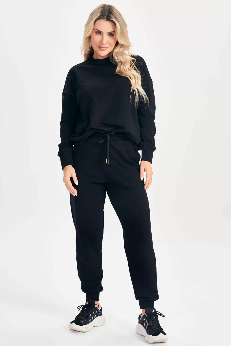 Lets Gym - Black Relax Blouse - 2632PT Lets Gym - Black Relax Blouse - 2632PT