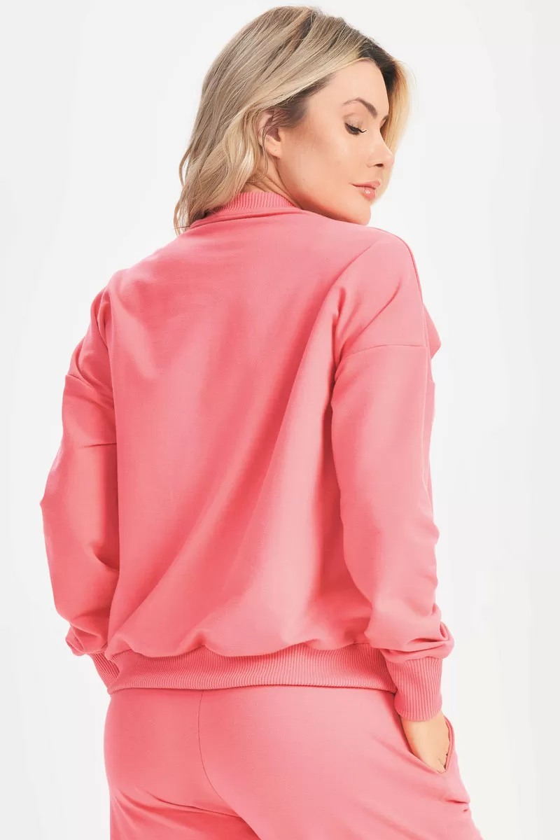Lets Gym - Pink Relax Blouse - 2632RO Lets Gym - Pink Relax Blouse - 2632RO