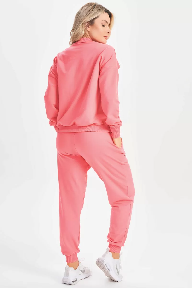 Lets Gym - Pink Relax Blouse - 2632RO Lets Gym - Pink Relax Blouse - 2632RO