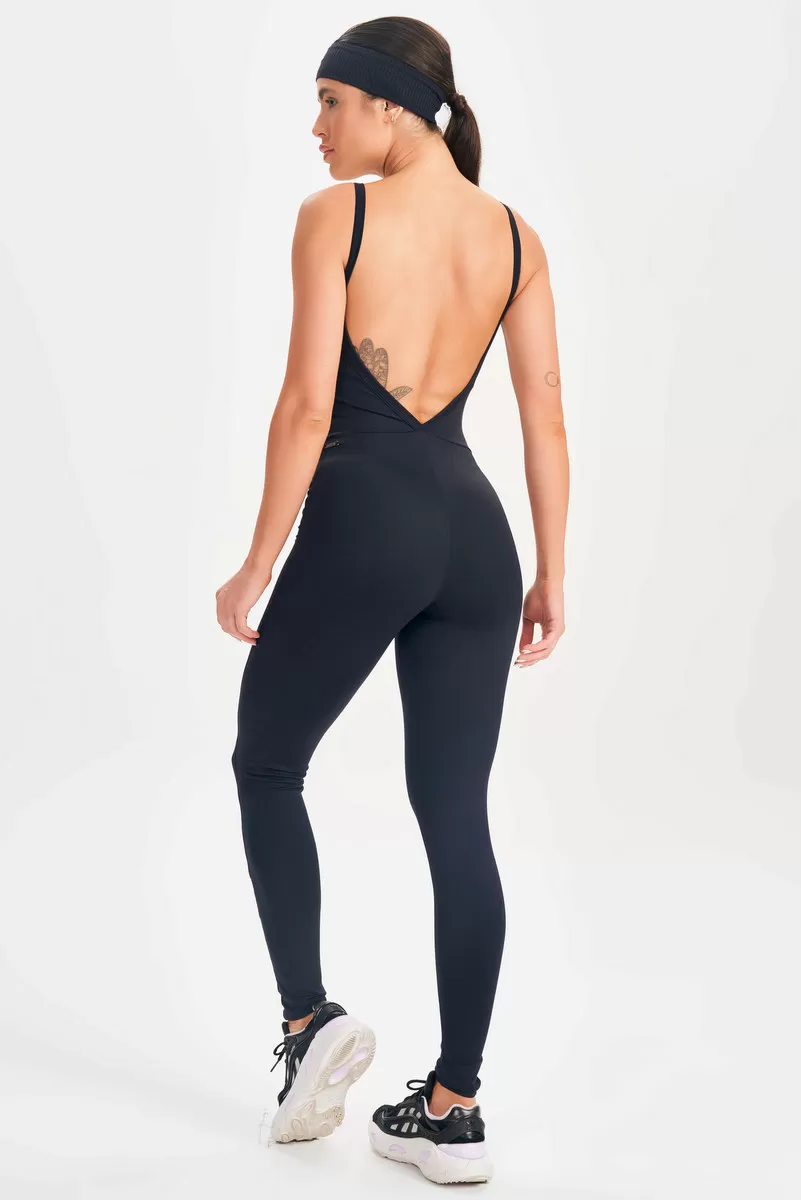 Lets Gym - Black Radiant Jumpsuit - 2643PT Lets Gym - Black Radiant Jumpsuit - 2643PT