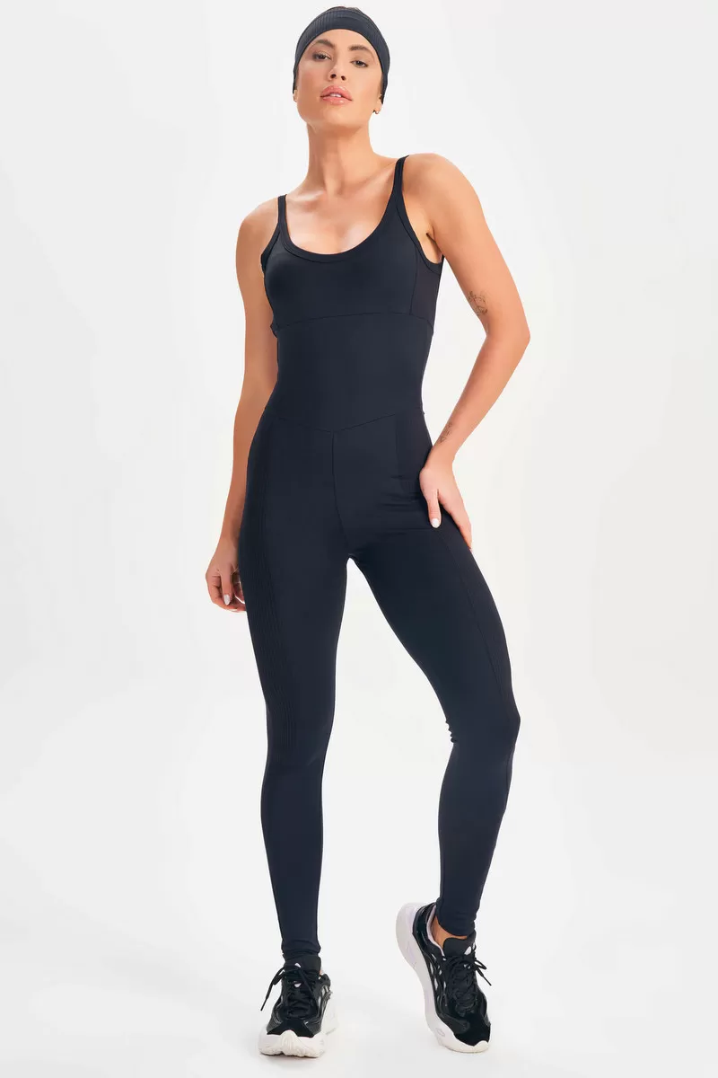 Lets Gym - Black Radiant Jumpsuit - 2643PT Lets Gym - Black Radiant Jumpsuit - 2643PT