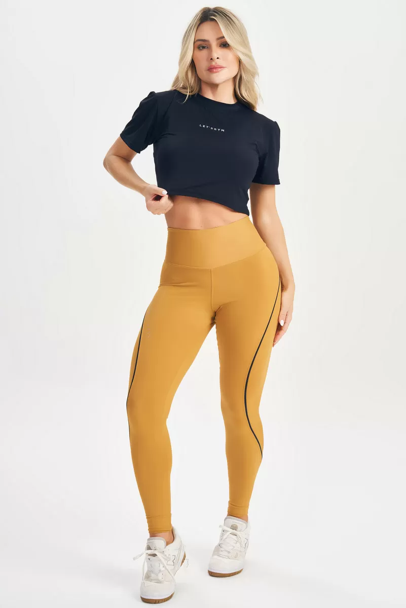 Lets Gym - Cropped Lets Basic Black - 2665PT Lets Gym - Cropped Lets Basic Black - 2665PT