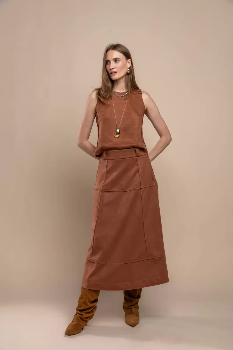 Hidrogênio - COGNAC SUEDE YARN TANK TOP - 20296579 Hidrogênio - COGNAC SUEDE YARN TANK TOP - 20296579