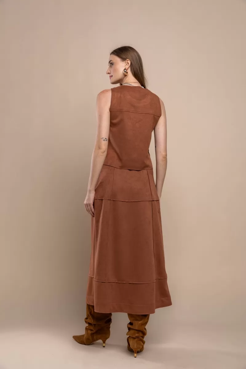 Hidrogênio - COGNAC SUEDE YARN TANK TOP - 20296579 Hidrogênio - COGNAC SUEDE YARN TANK TOP - 20296579