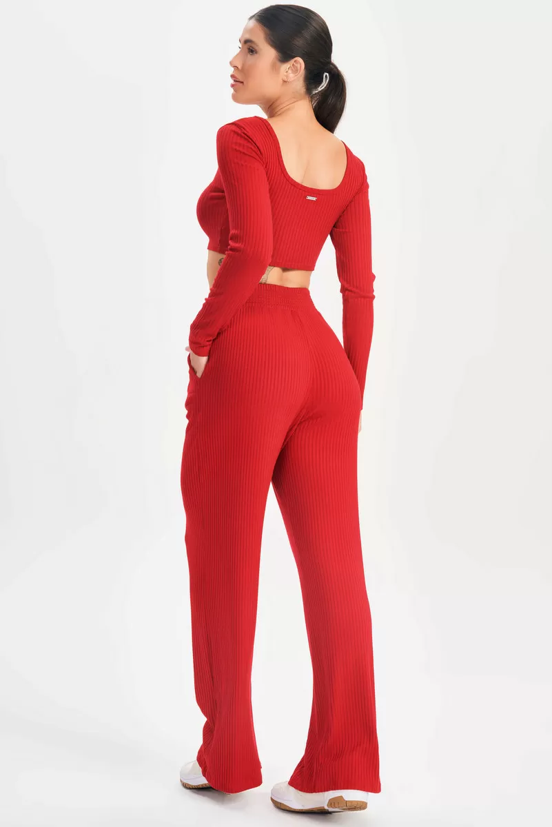 Lets Gym - Cropped Sweetie Marsala - 2360MS Lets Gym - Cropped Sweetie Marsala - 2360MS