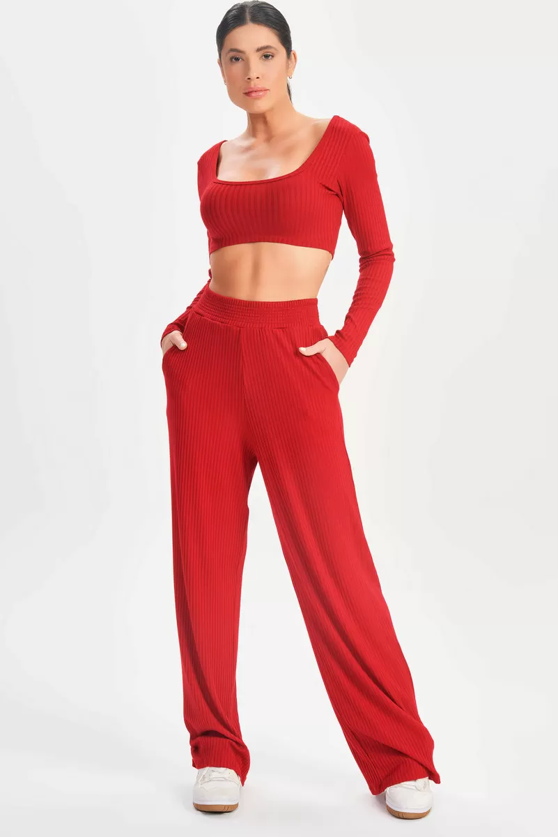 Lets Gym - Cropped Sweetie Marsala - 2360MS Lets Gym - Cropped Sweetie Marsala - 2360MS