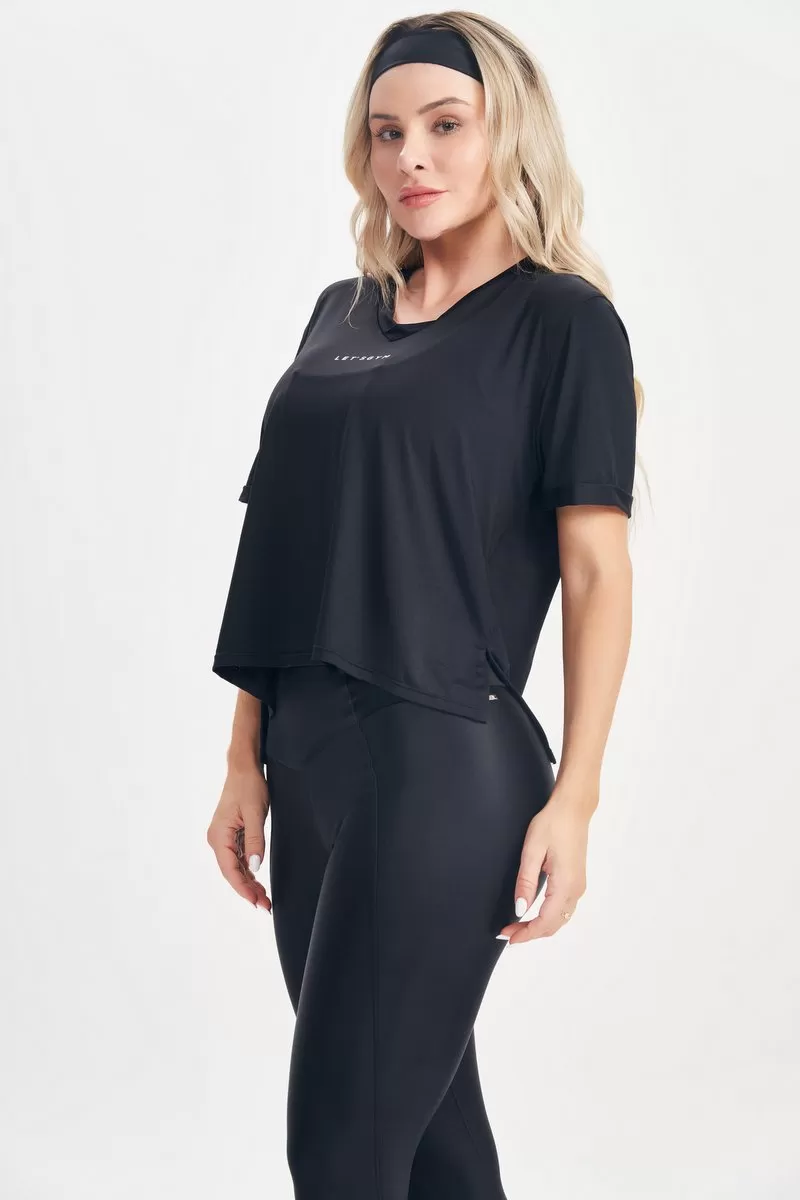 Lets Gym - Black Fatale T-Shirt - 2655PT Lets Gym - Black Fatale T-Shirt - 2655PT