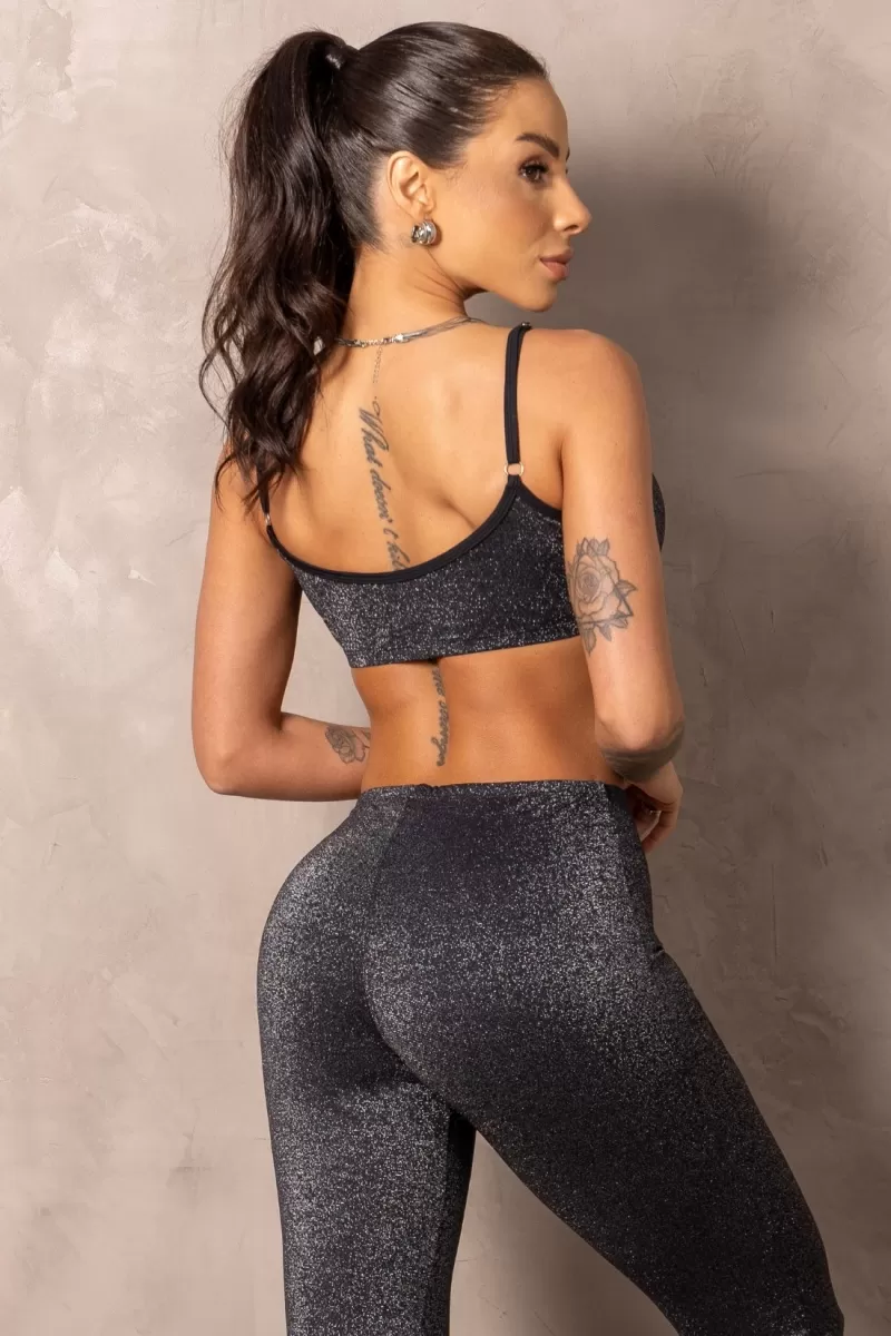 Hipkini - Black Shiny Top Balance - 33331134