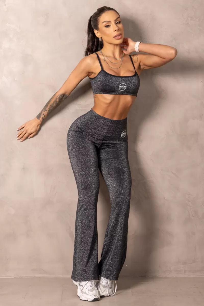 Hipkini - Black Shiny Top Balance - 33331134
