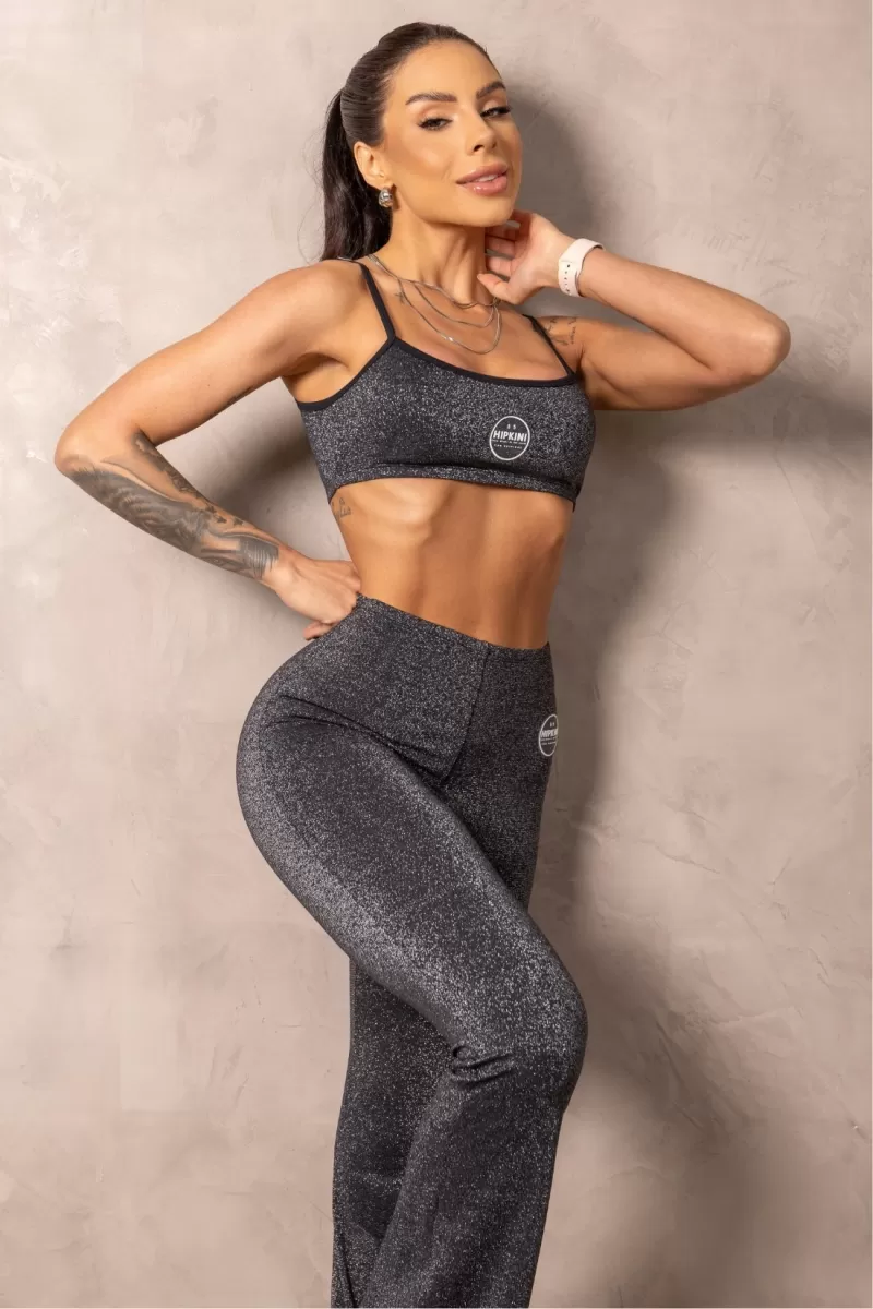 Hipkini - Black Shiny Top Balance - 33331134