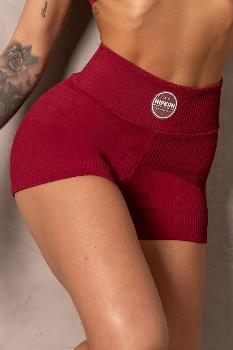 Hipkini - Fitness Balance Wine Shorts - 33331152