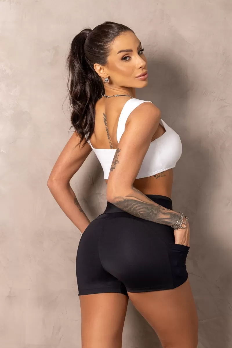 Hipkini - Balance Fitness Shorts in Black with Pockets - 33331141 Hipkini - Balance Fitness Shorts in Black with Pockets - 33331141
