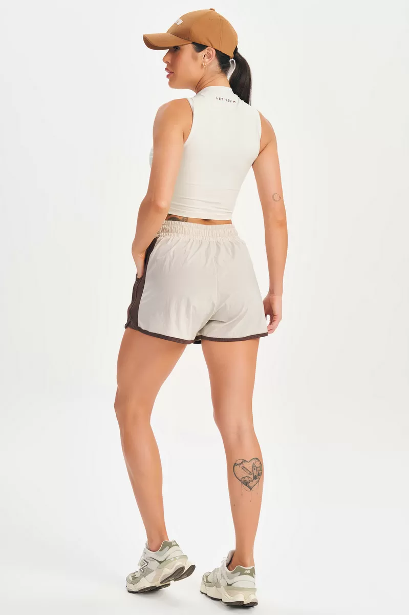 Lets Gym - Off White Shorts - 2647OFW Lets Gym - Off White Shorts - 2647OFW