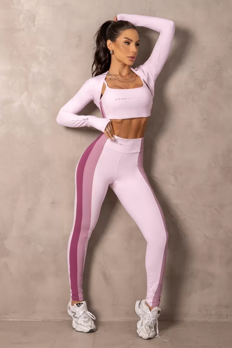 Hipkini - Light Pink Balance Fitness Leggings with Pockets - 3331164