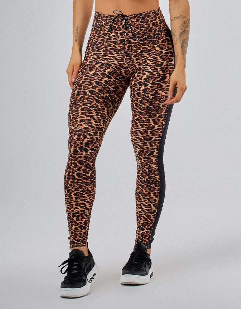 Vestem - Jú Golden Leopard Invisible Lifting Leggings - FS1572.PE.E1366 Vestem - Jú Golden Leopard Invisible Lifting Leggings - FS1572.PE.E1366