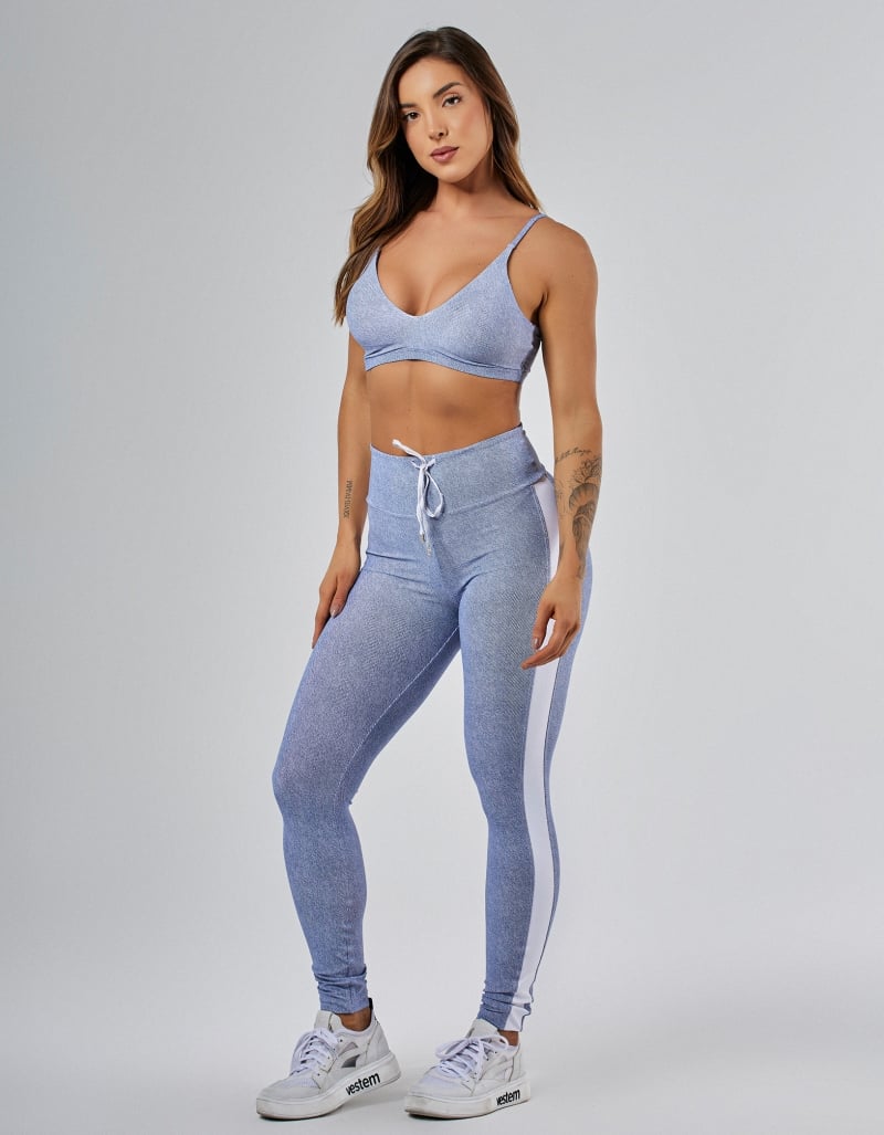 Vestem - Jú Blue Denim Invisible Lifting Leggings - FS1572.PE.E1367 Vestem - Jú Blue Denim Invisible Lifting Leggings - FS1572.PE.E1367