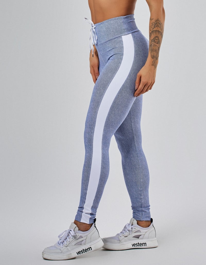 Vestem - Jú Blue Denim Invisible Lifting Leggings - FS1572.PE.E1367 Vestem - Jú Blue Denim Invisible Lifting Leggings - FS1572.PE.E1367
