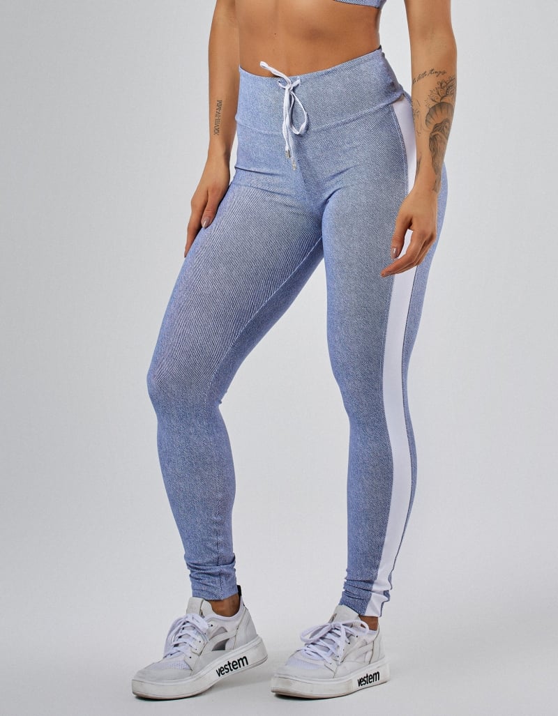 Vestem - Jú Blue Denim Invisible Lifting Leggings - FS1572.PE.E1367 Vestem - Jú Blue Denim Invisible Lifting Leggings - FS1572.PE.E1367