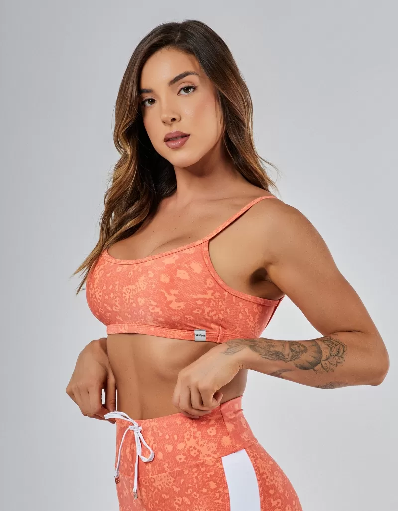 Vestem - Jaguar Flamingo Strong Medium Support Top - TOP1240.PE.E1306.I25