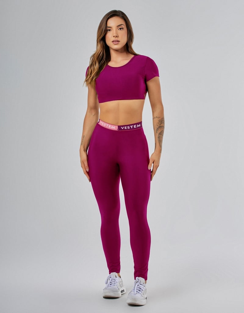 Vestem - Luxury Gym Short Sleeve Top - TOP1241.PE.C0551 Vestem - Luxury Gym Short Sleeve Top - TOP1241.PE.C0551