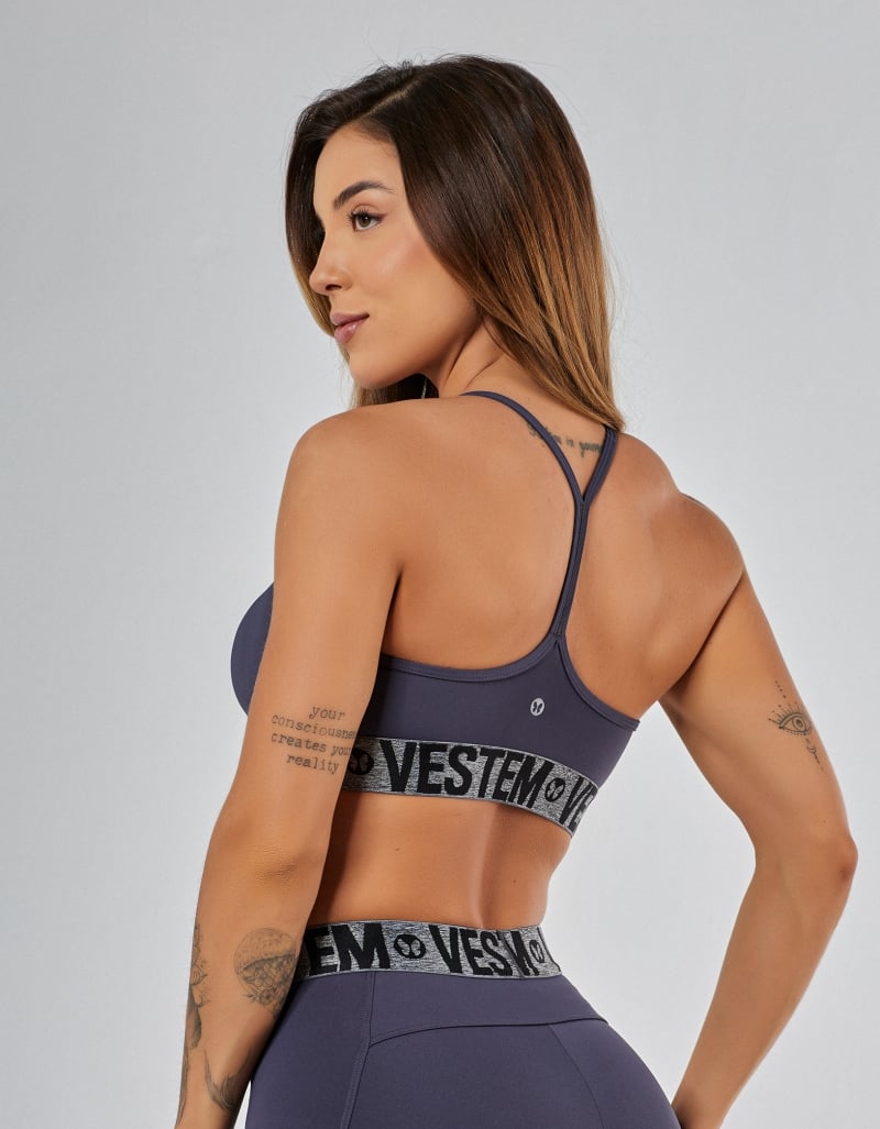 Vestem - Bliss Carbox Medium Support Thin Strap Top - TOP1227.PE.C0437 Vestem - Bliss Carbox Medium Support Thin Strap Top - TOP1227.PE.C0437