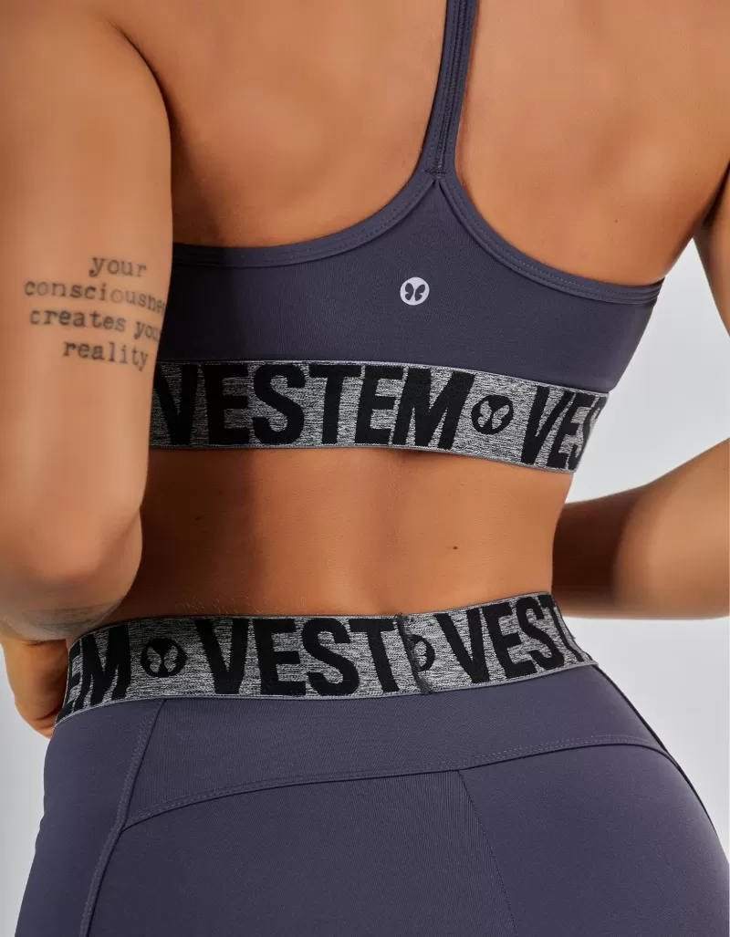 Vestem - Bliss Carbox Medium Support Thin Strap Top - TOP1227.PE.C0437