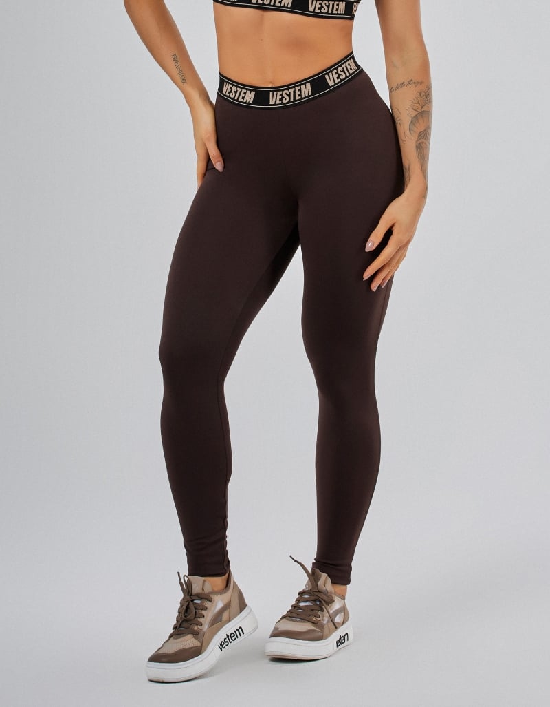 Vestem - Legging Zirconia Brown Coffee Legging - FS1257.PE.C0601