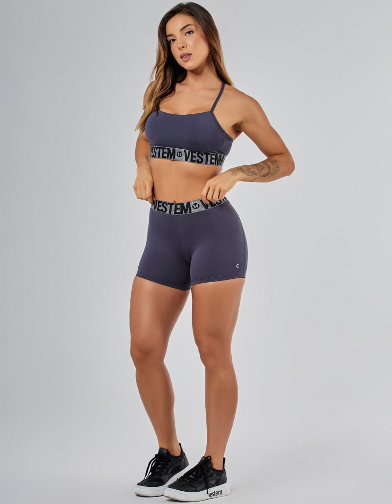 Vestem - Carbox Zirconia Shorts - SH491.PE.C0437 Vestem - Carbox Zirconia Shorts - SH491.PE.C0437
