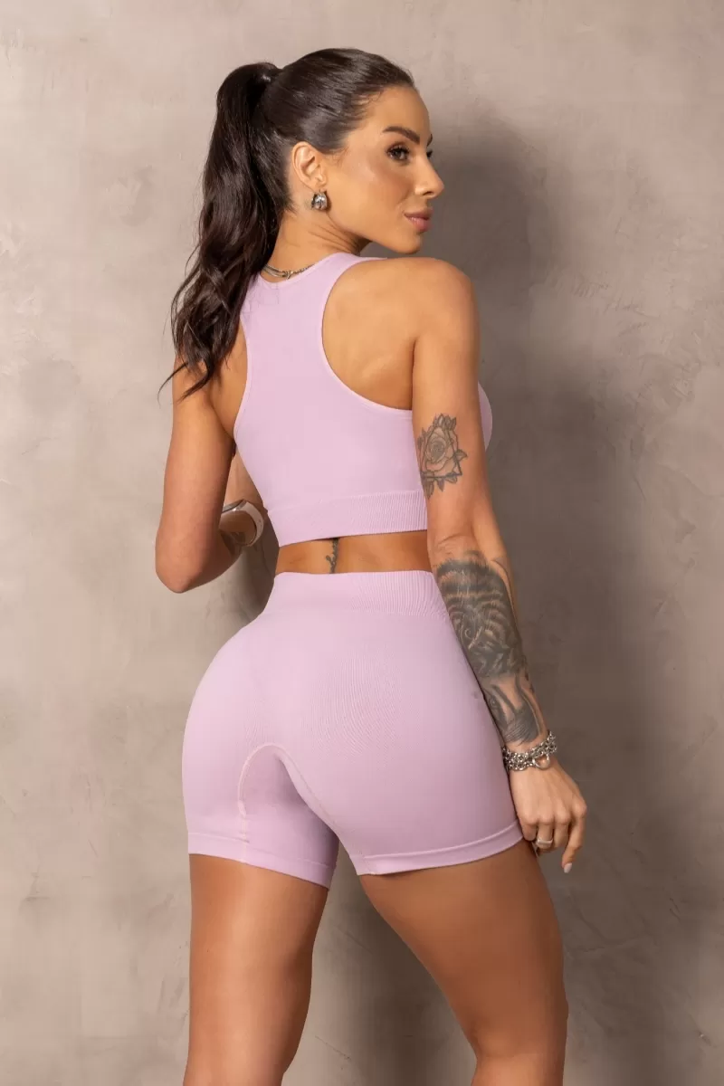Hipkini - Shorts Fitness Seamless Balance Lilac - 33331340
