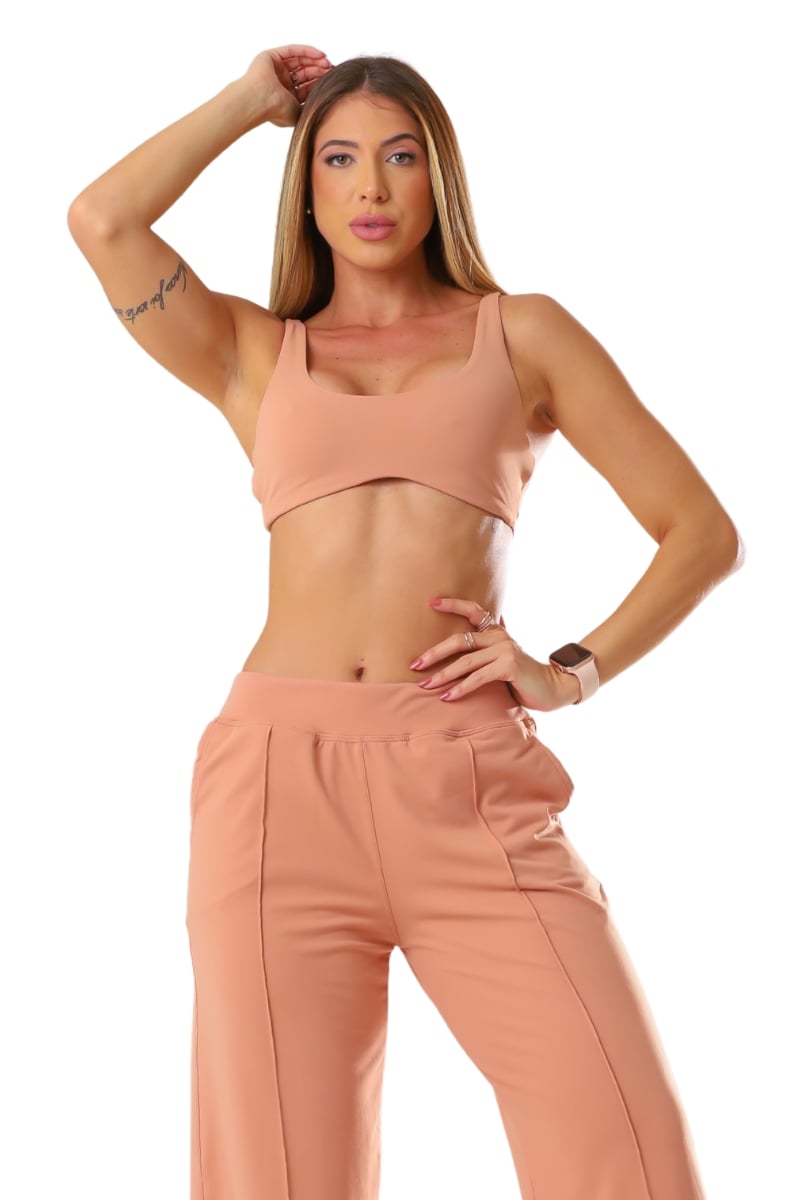 Garotafit - Caramel Sloopy Top - TOB104OC