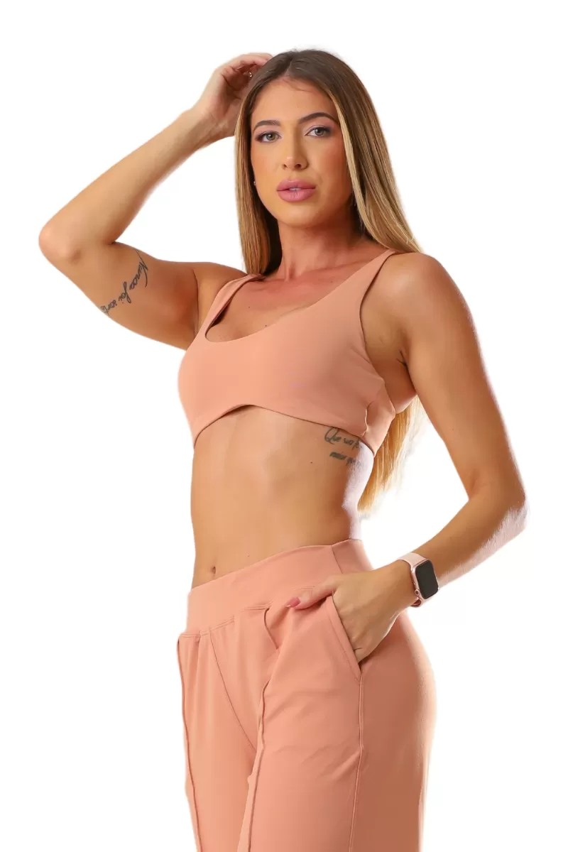 Garotafit - Caramel Sloopy Top - TOB104OC