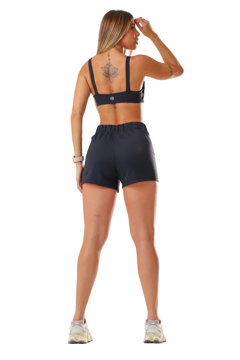 Garotafit - Black Sloopy Shorts - SH548A Garotafit - Black Sloopy Shorts - SH548A