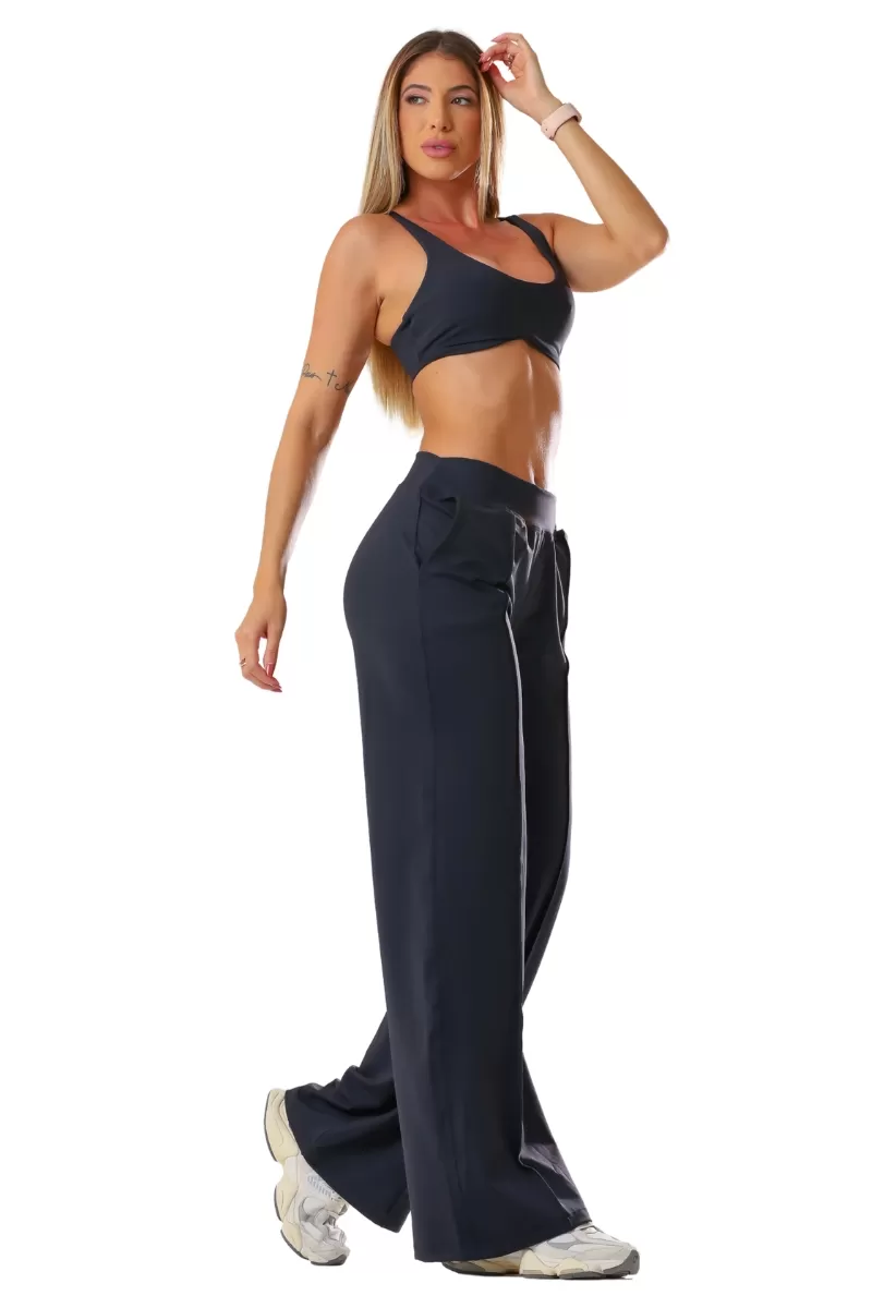 Garotafit - Black Sloopy Pants - FUS490A