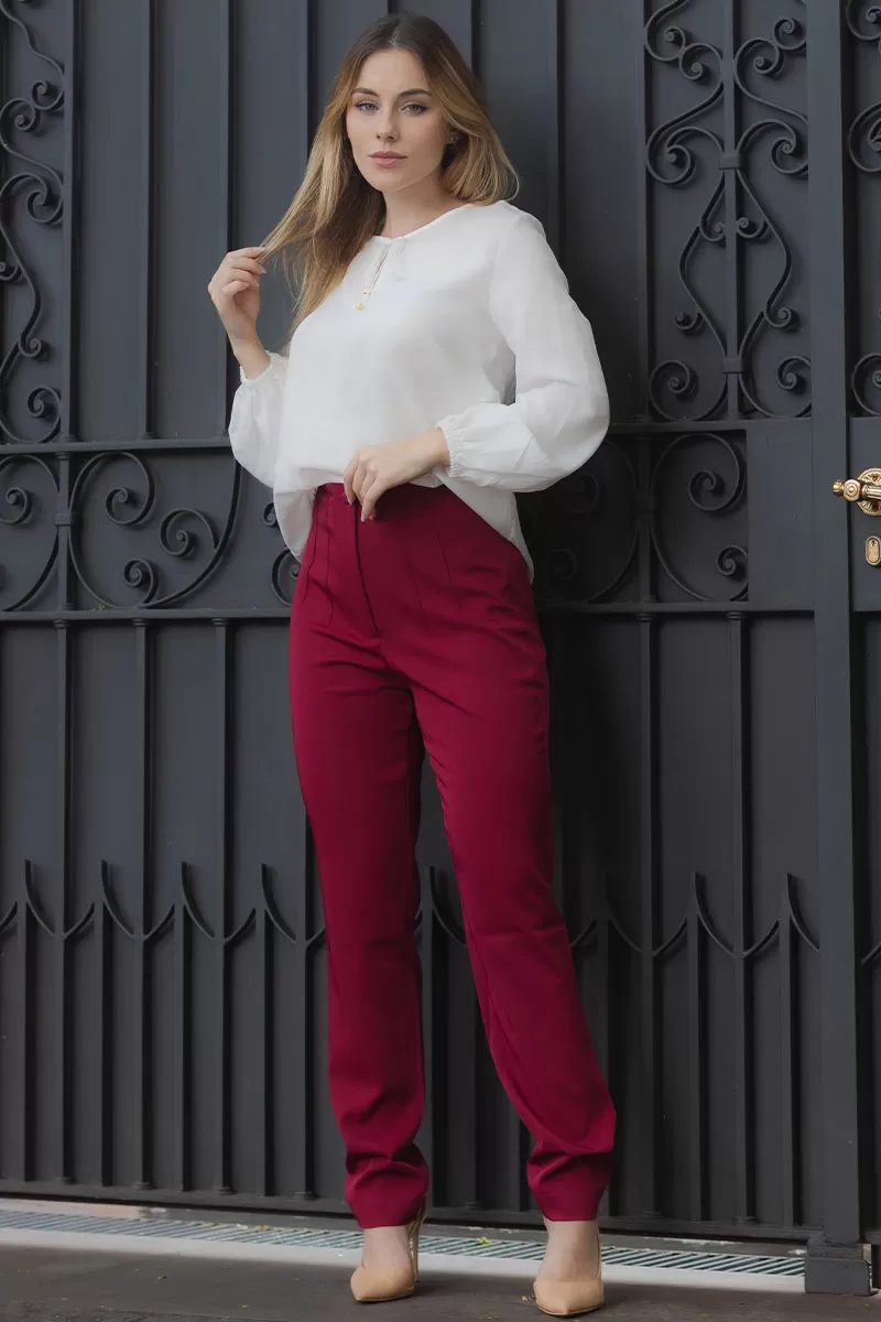 Miss Misses - Elis Long Sleeve Shirt with Off White Toe - 54589030 Miss Misses - Elis Long Sleeve Shirt with Off White Toe - 54589030